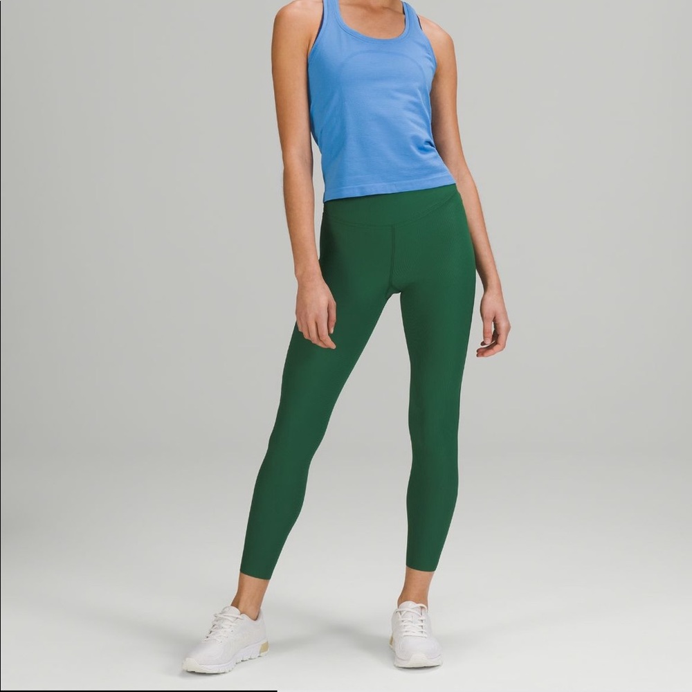 EVERGLADE GREEN BASE PACE HIGH RISE TIGHT RIBBED 25’